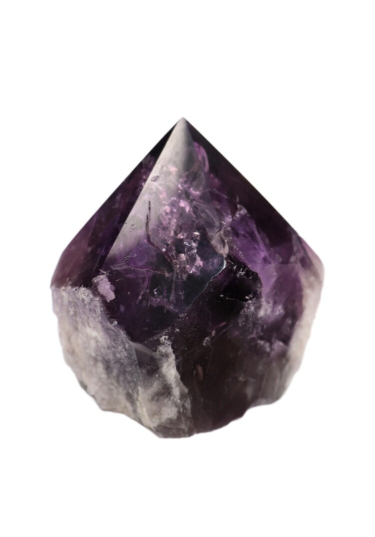 Amethyst Cut Base Top Polish Point Extra Quality Brazil 451-500g