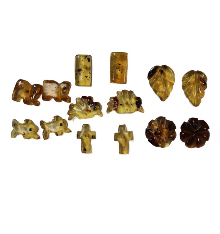 Amber Fetish Earrings