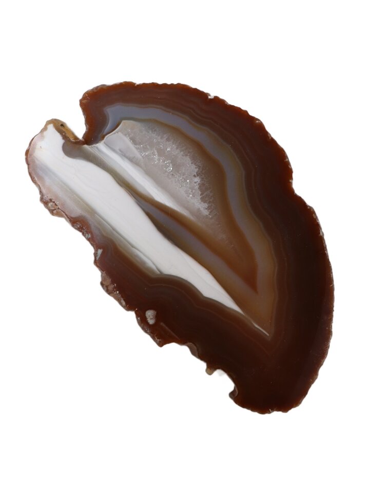 Dyed Agate Slice Size 1A 3.5"x1.75"