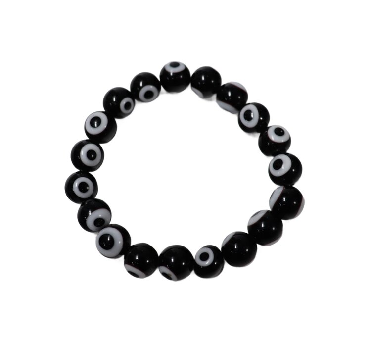 Glass Evil Eye Bracelet