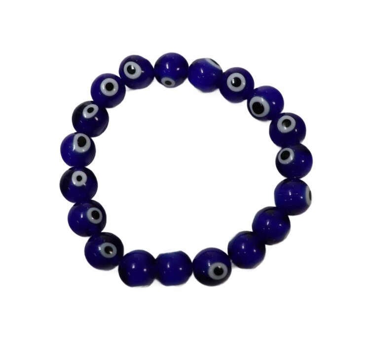 Glass Evil Eye Bracelet