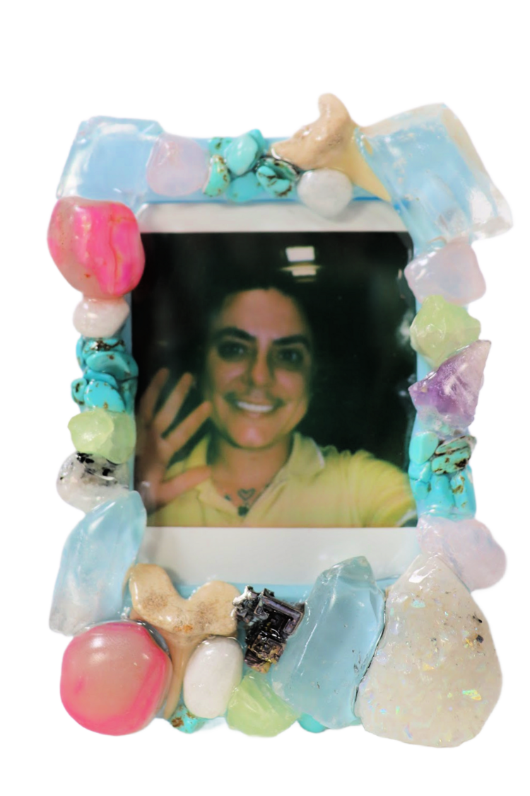 May 9, SAT 1-2:30pm Mother's Day Gemstone Photo Frame Class