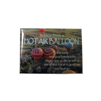 Advice from a Hot Air Balloon Magnet