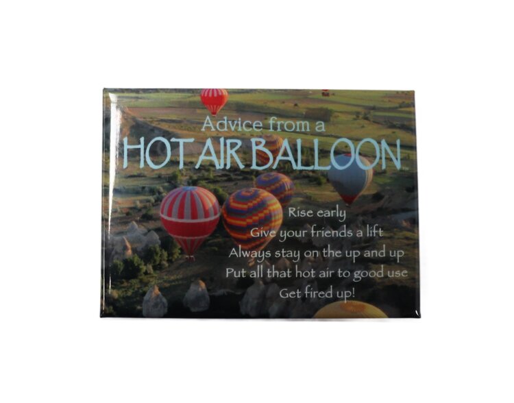 Advice from a Hot Air Balloon Magnet