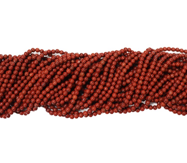 Red Jasper Rounds 3mm