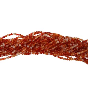 Carnelian Rounds 3mm