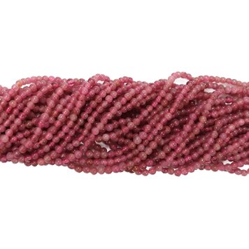 Pink Tourmaline Rounds 3mm
