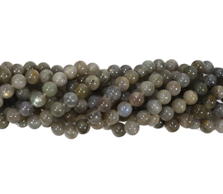 Grey Labradorite Rounds 8mm