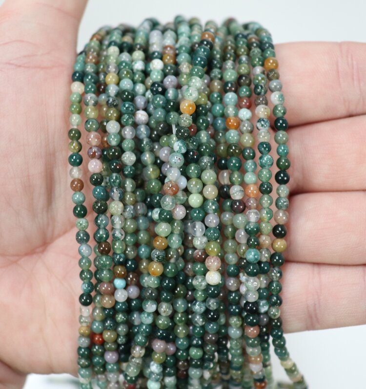 Indian Agate Rounds 3mm