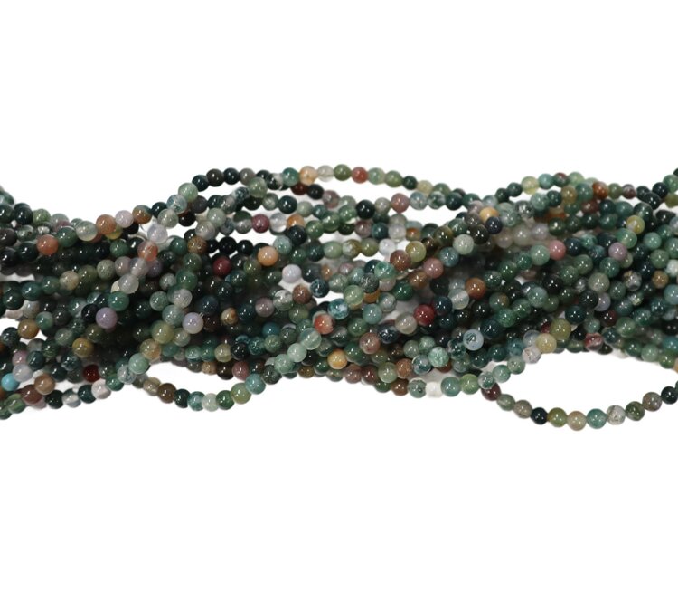 Indian Agate Rounds 3mm