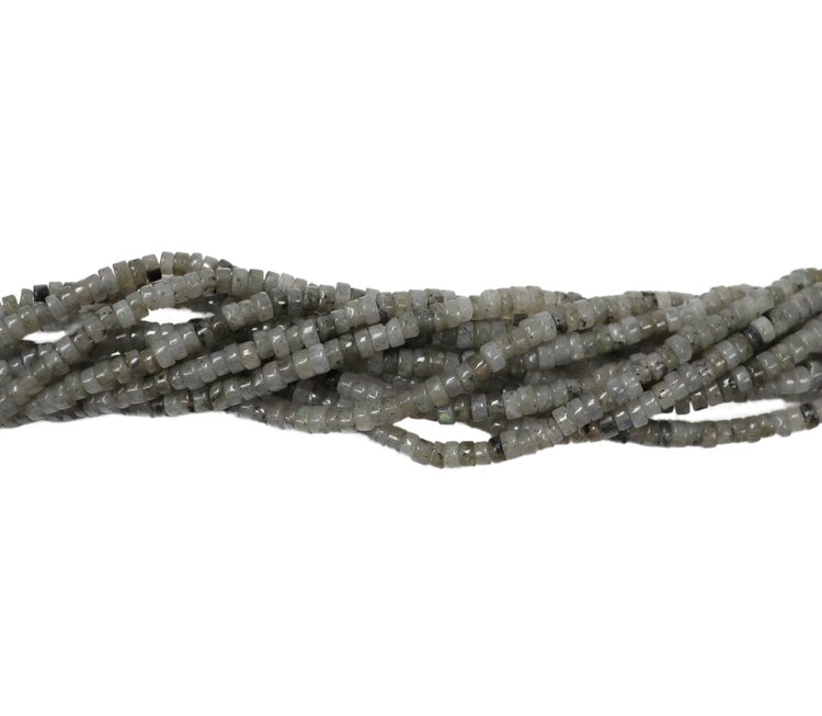 Labradorite Irregular Heishi 2x4mm