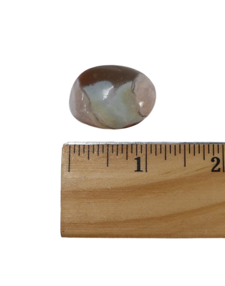 Green Flower Agate Tumbled