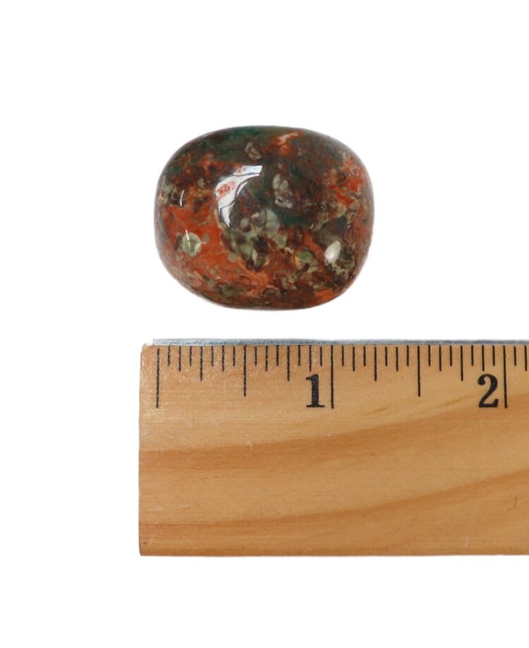 Multi Color Spiderweb Agate Tumbled 1"