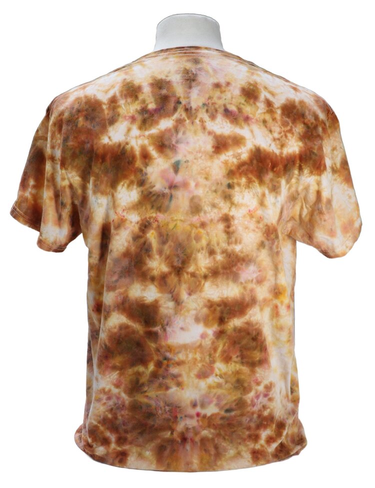 V-Neck Megalodon Shark Tooth Tie-Dye T-shirt