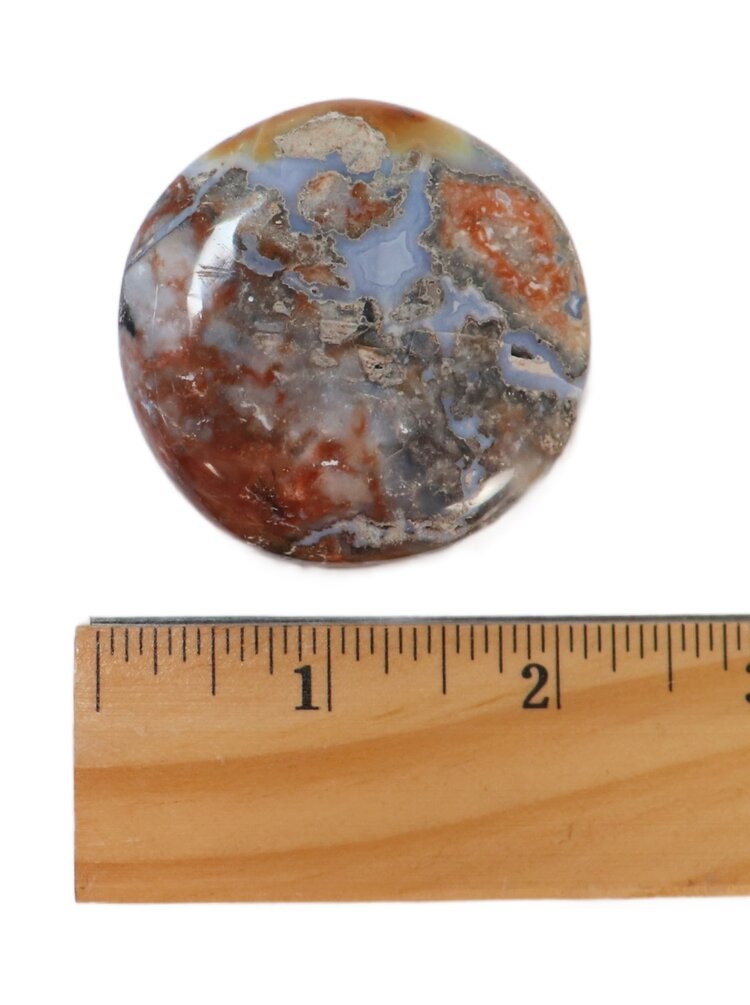 Violet Agate Palm Stone 61-70g