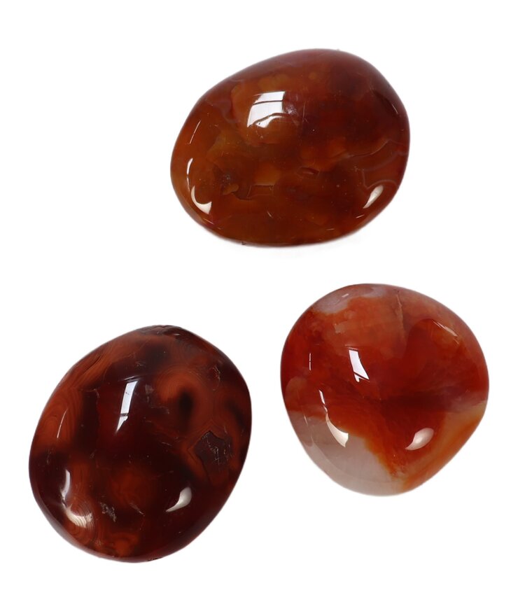 Carnelian Palm Stone 101-125g