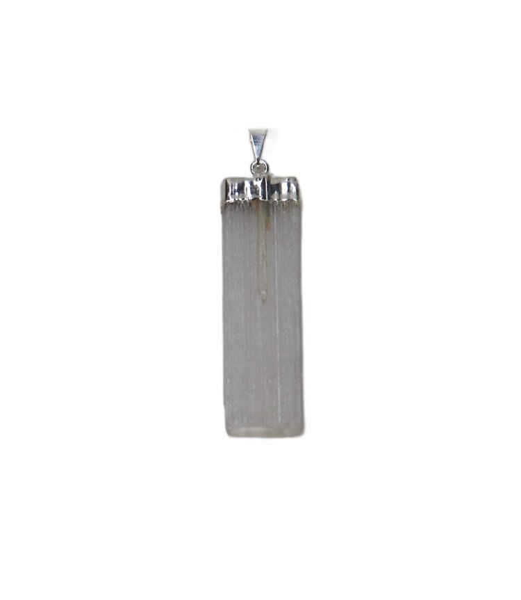 Selenite Stick Pendant