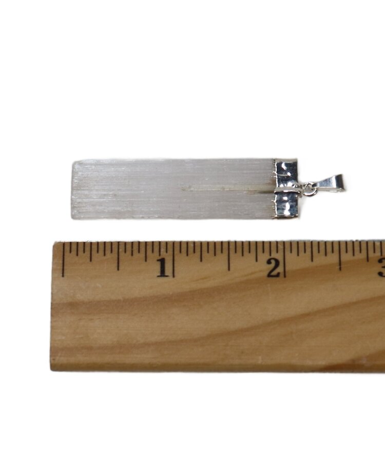 Selenite Stick Pendant