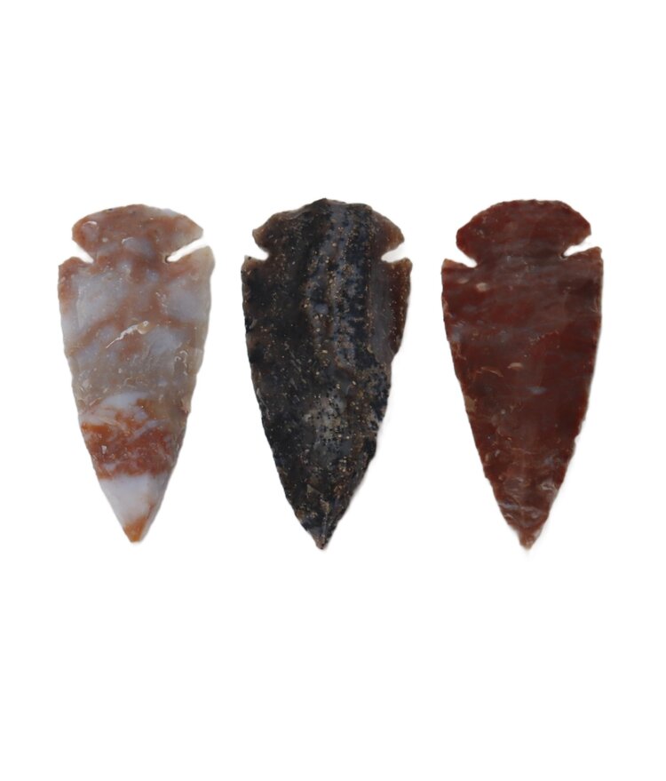 Jasper/Agate Arrowhead 2-3"