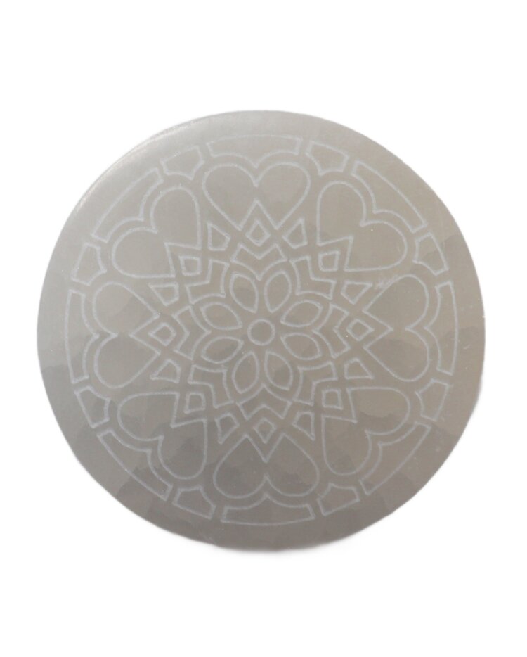 Lotus Flower Selenite Charging Stone