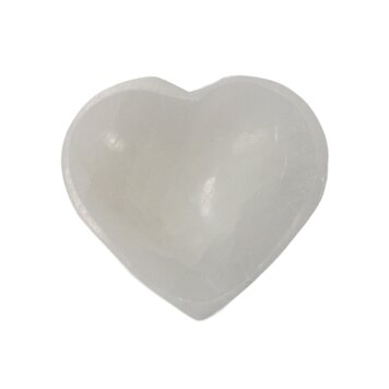 8cm Selenite Heart Bowl