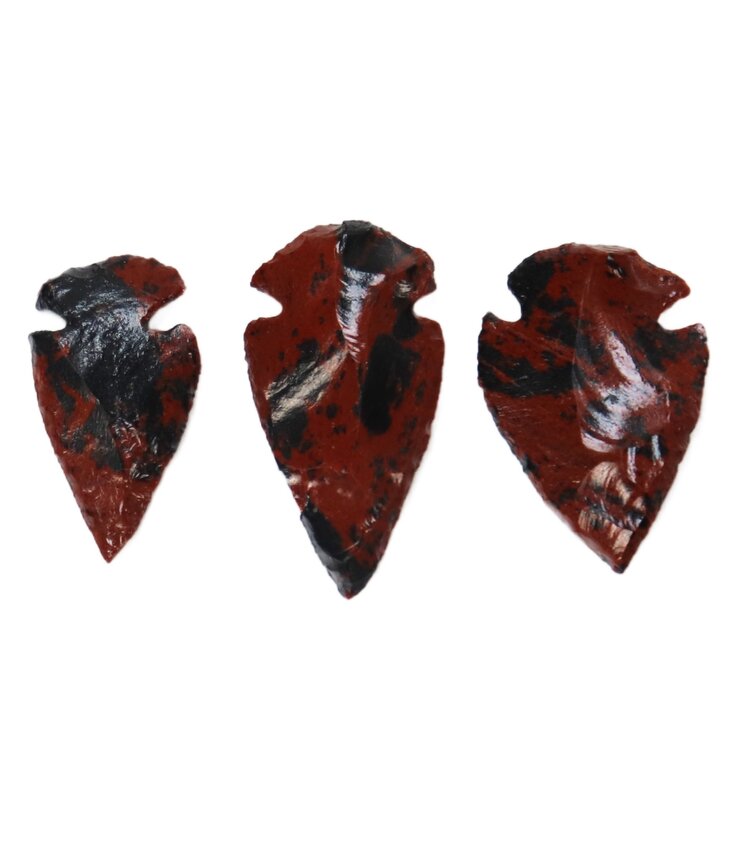 Mahogany Obsidian Arrowhead 0.5"