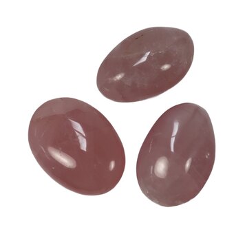 Rose Quartz Palm Stone 101-125g