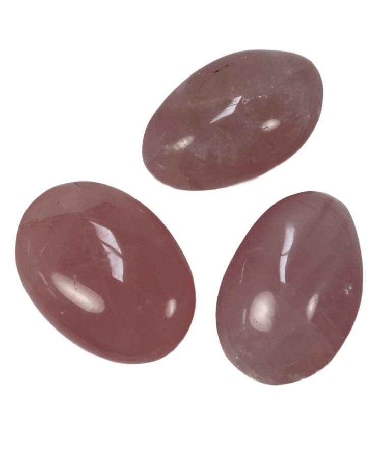 Rose Quartz Palm Stone 101-125g