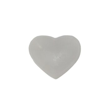 6cm Selenite Heart Bowl