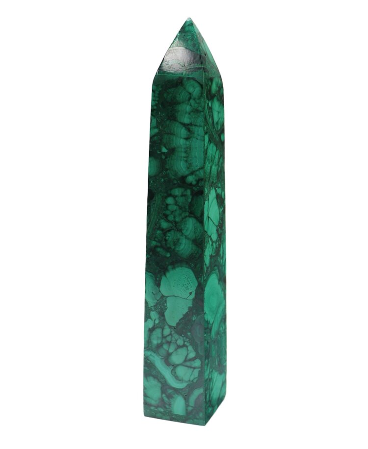 Malachite Obelisk 8"