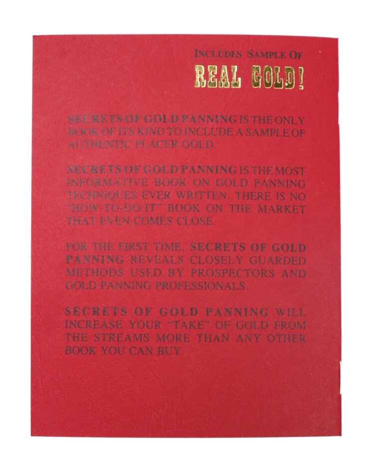 Secrets Of Gold Panning