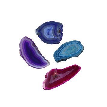Thick Dyed Agate Slice Thick Dyed Agate Slice