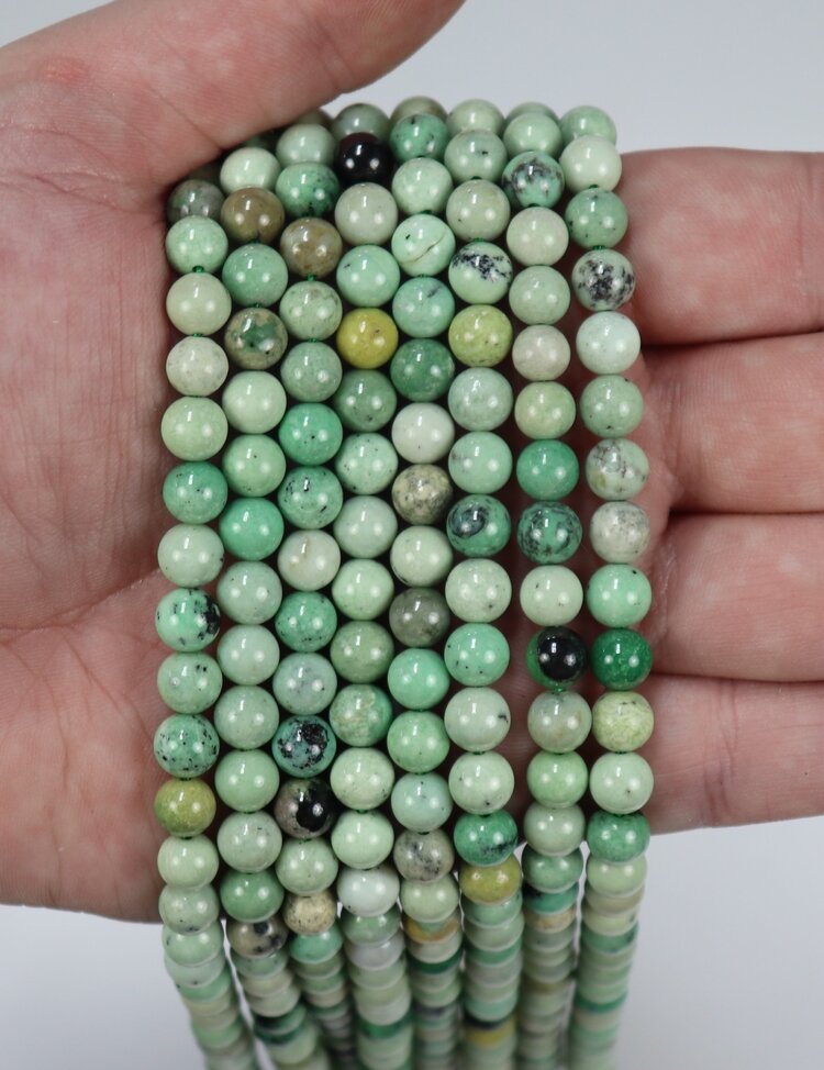 Hydrogrossular Garnet Rounds 6mm