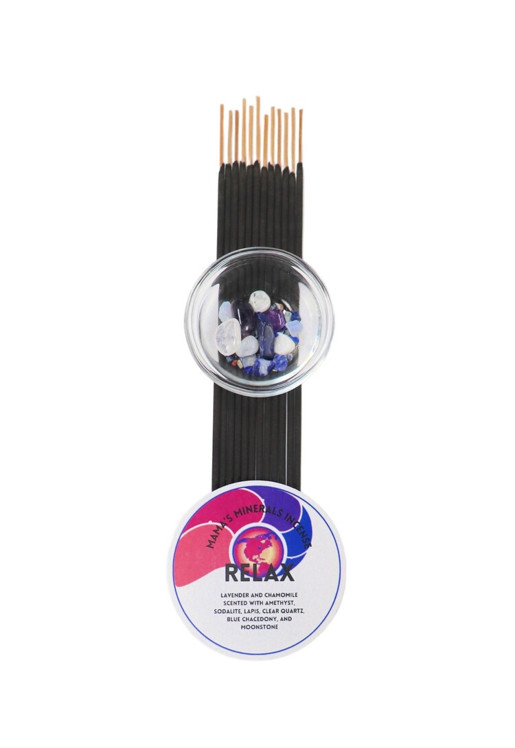 Mama's Minerals Aromatherapy Incense with Stones