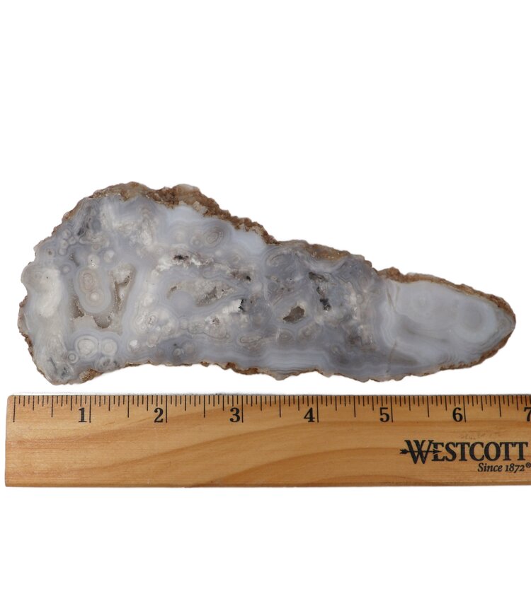 149g Luna Agate Slice, Mexico