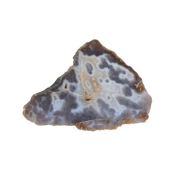 4.5" Tube Agate Slice, Mexico