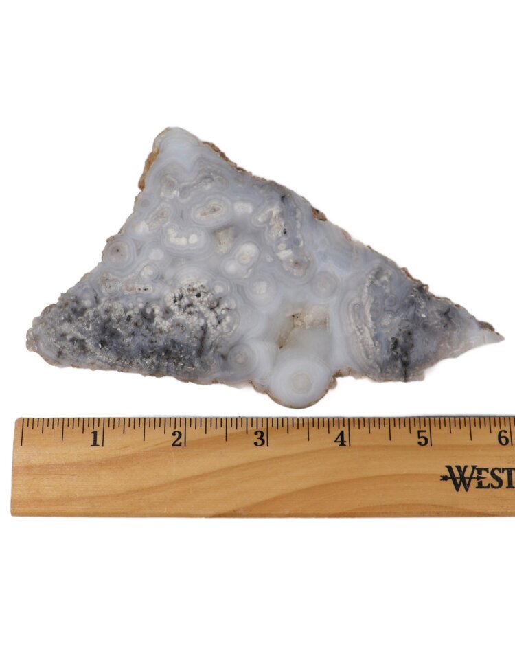 129g Luna Agate Slice, Mexico