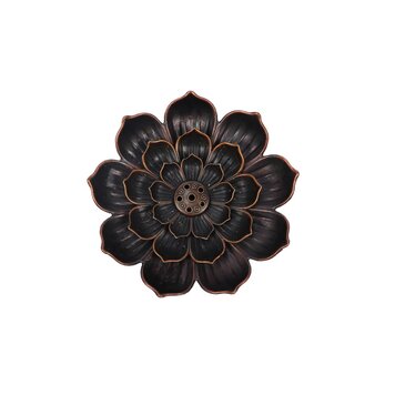 Bronze Lotus Incense Stick Holder