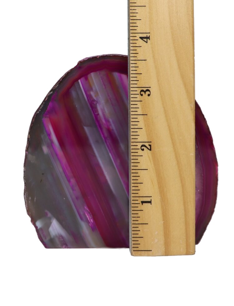 Dyed Agate End Cut Base