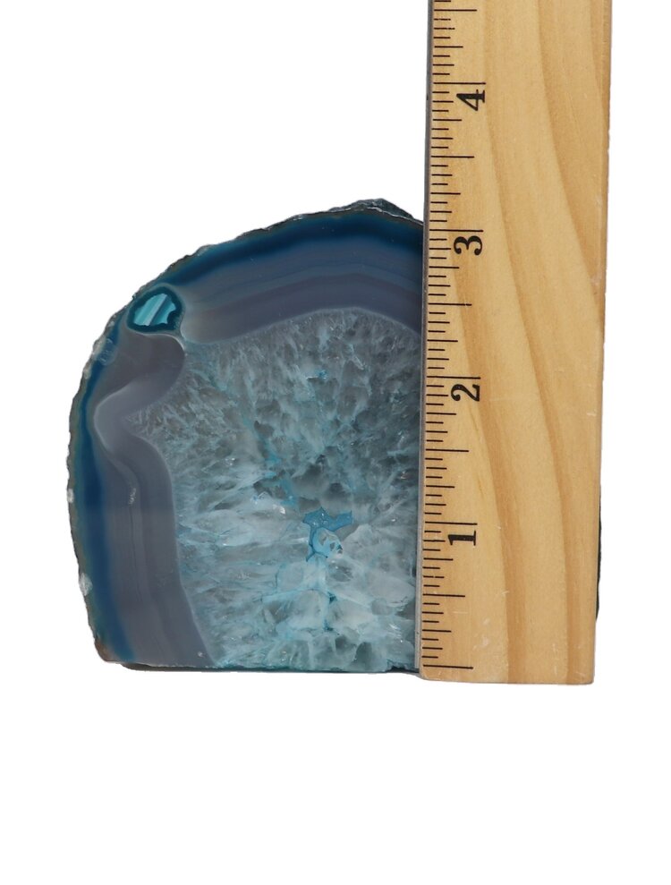 Dyed Agate End Cut Base