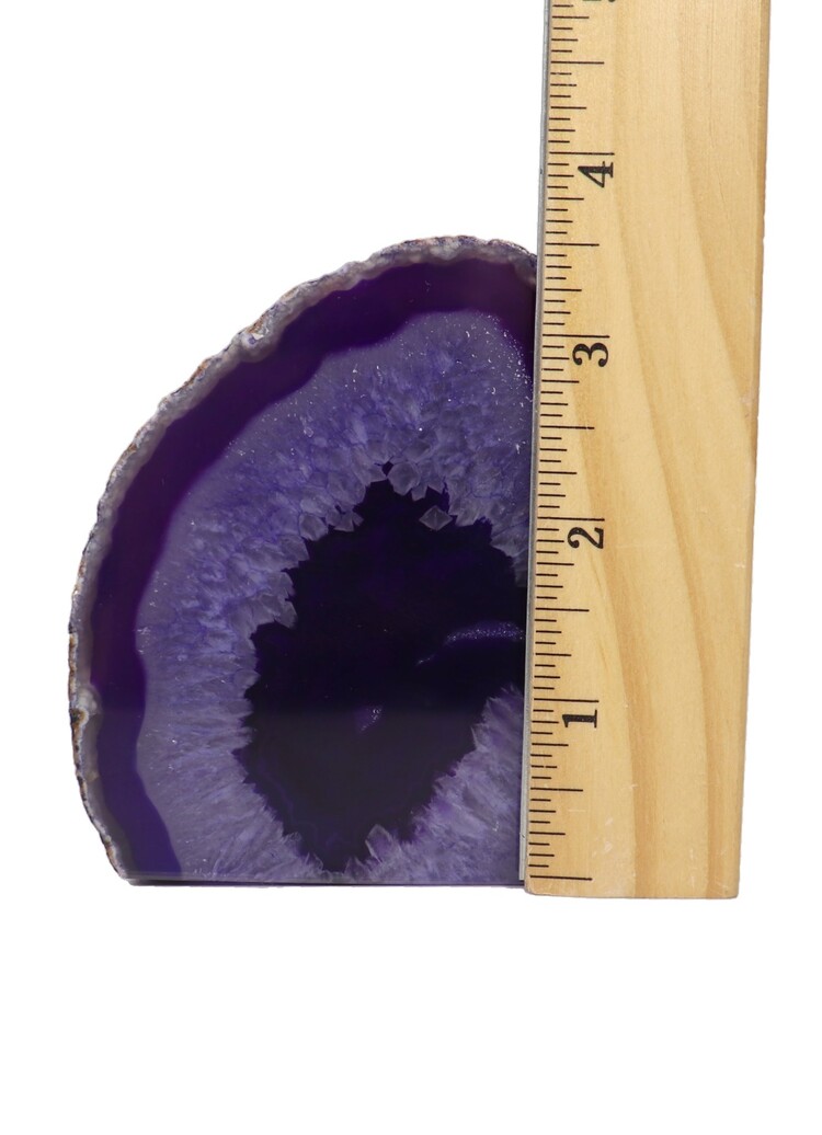 Dyed Agate End Cut Base