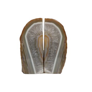 Natural Agate Bookends