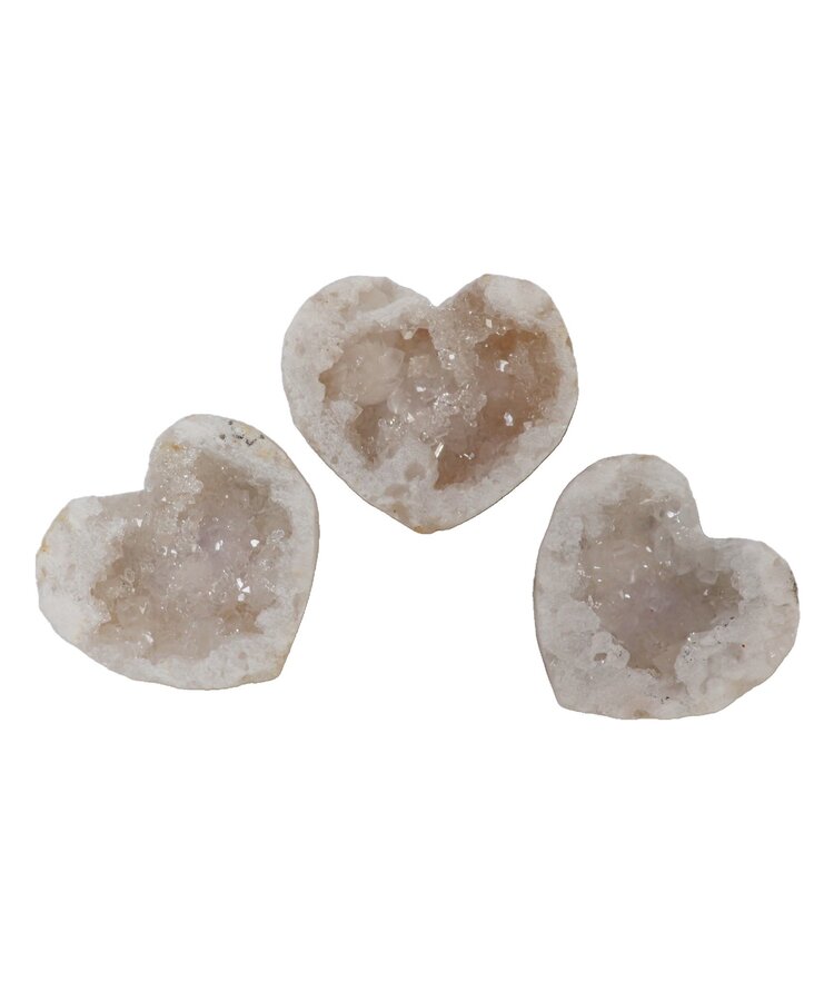 Quartz & Calcite Geode Heart 31-40g
