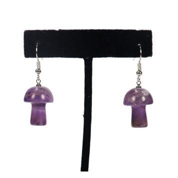 Mushroom Drop Earrings