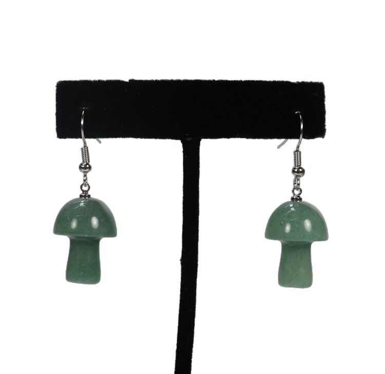 Mushroom Drop Earrings
