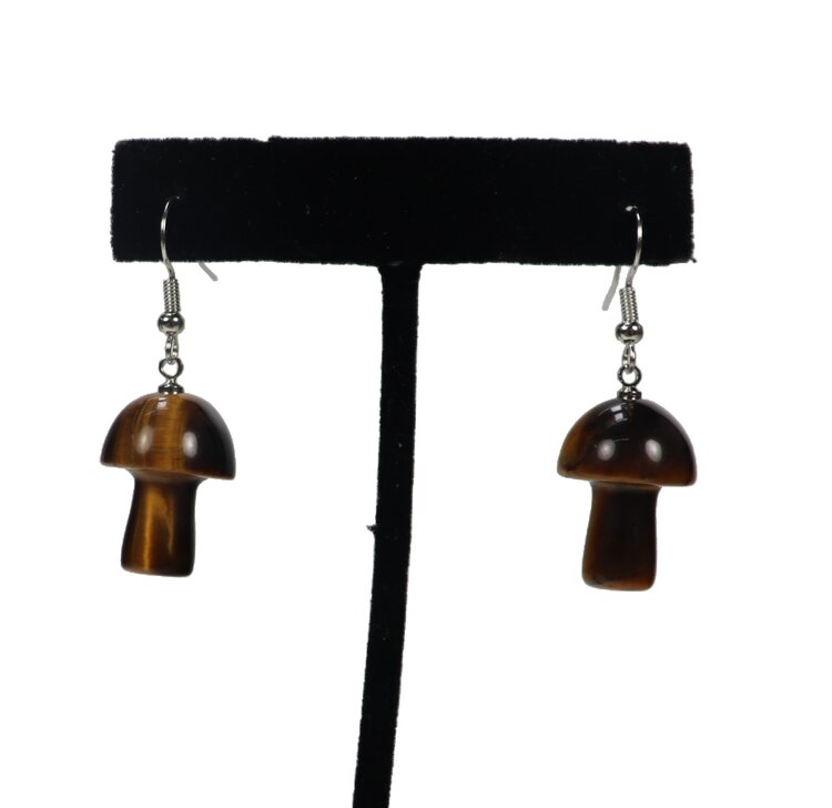 Mushroom Drop Earrings