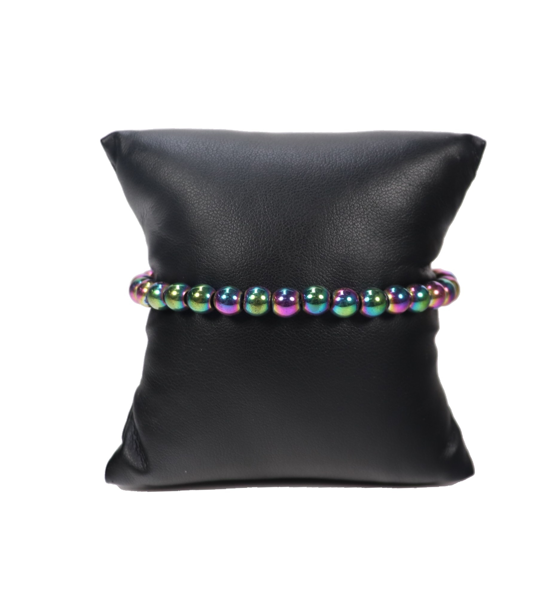 hiro　Pebble Bracelet EGYPTIAN SCARAB BEETLE MULTI GEM STONE 2 ROW BRACELET - 14K