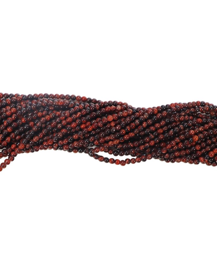 Red Tiger Eye Rounds 2mm