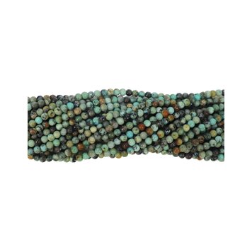 African Jasper Matte Rounds 2mm