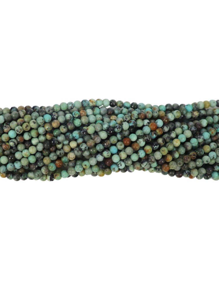 African Jasper Matte Rounds 2mm